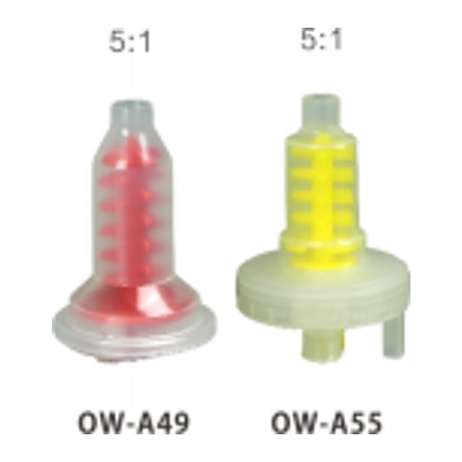 Dynamic mixer Dynamic mixer red-A49-49mm-5:1 yellow-A55-55mm-5:1