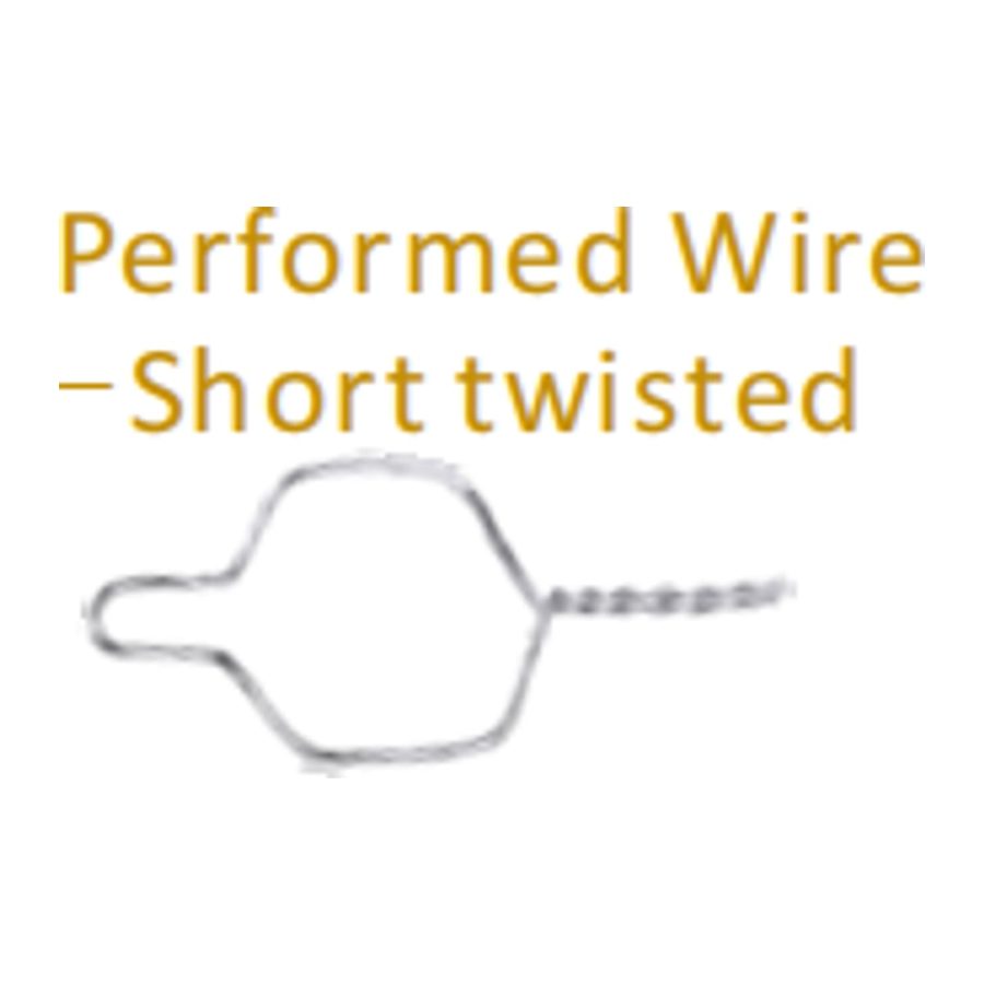 Performed Wire Short Twist FD-H427-1-20