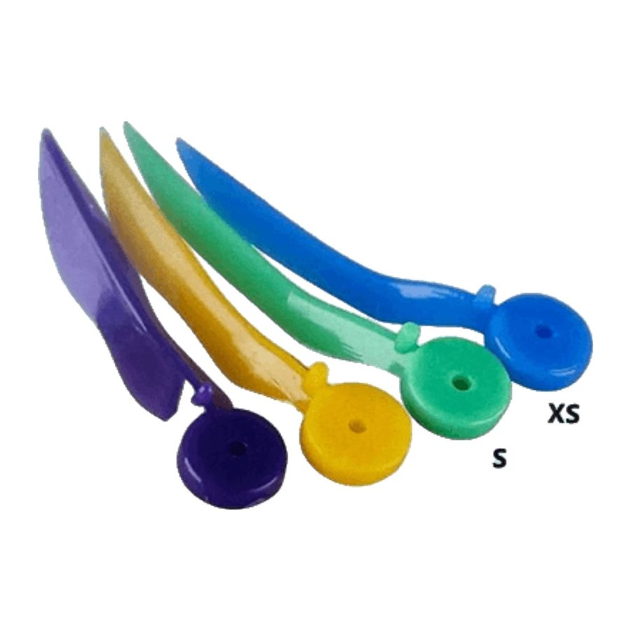 Perforated plastic dental wedges Perforated plastic dental wedges XS/S/M/L