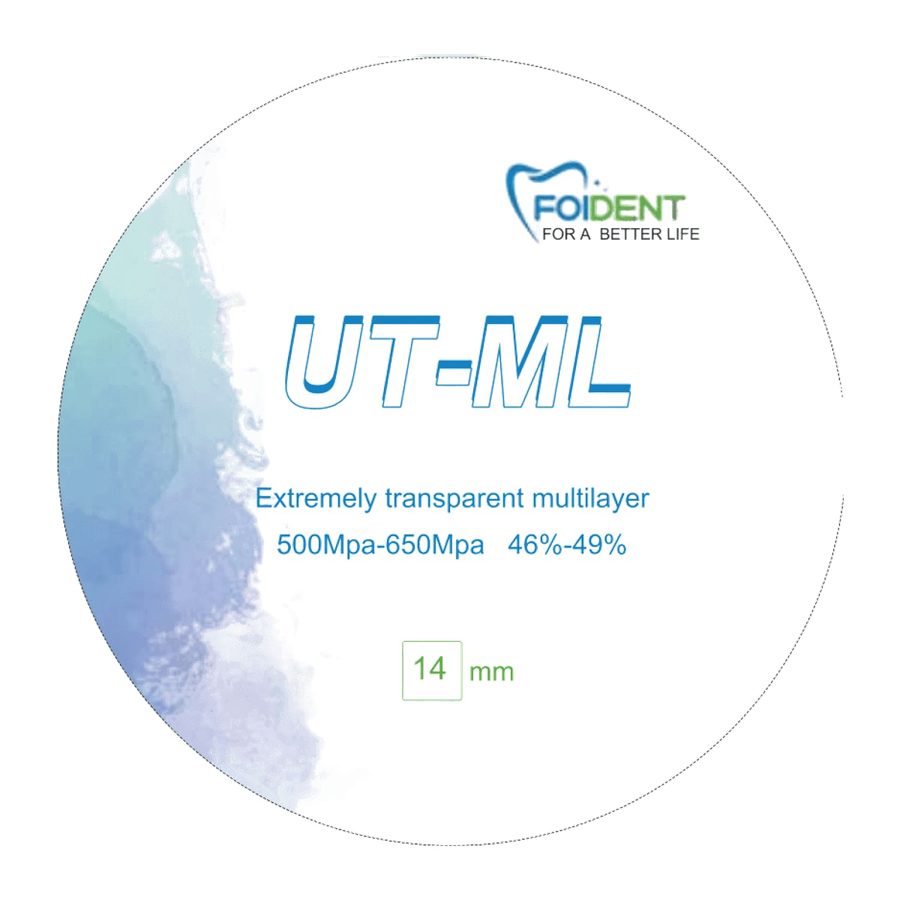 UT -ML Extremely transparent aesthetic multilayer 98mm UT -ML Extremely transparent aesthetic multilayer 98mm 12mm